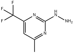 (4-METHYL-6-TRIFLUOROMETHYL-PYRIMIDIN-2-YL)-HYDRAZINE Struktur