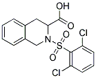 2-[(2,6-DICHLOROPHENYL)SULFONYL]-1,2,3,4-TETRAHYDROISOQUINOLINE-3-CARBOXYLIC ACID Struktur