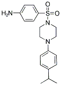 4-([4-(4-ISOPROPYLPHENYL)PIPERAZIN-1-YL]SULFONYL)ANILINE Struktur