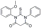 1-(2-METHOXYPHENYL)-3-PHENYL-2-THIOXODIHYDROPYRIMIDINE-4,6(1H,5H)-DIONE Struktur