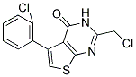 2-(CHLOROMETHYL)-5-(2-CHLOROPHENYL)THIENO[2,3-D]PYRIMIDIN-4(3H)-ONE Struktur