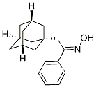 (1E)-2-(1-ADAMANTYL)-1-PHENYLETHANONE OXIME Struktur