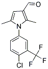 1-(4-CHLORO-3-TRIFLUOROMETHYL-PHENYL)-2,5-DIMETHYL-1H-PYRROLE-3-CARBALDEHYDE Struktur