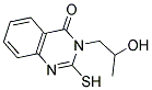 3-(2-HYDROXYPROPYL)-2-MERCAPTOQUINAZOLIN-4(3H)-ONE Struktur