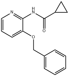 CYCLOPROPYL-N-(3-(PHENYLMETHOXY)(2-PYRIDYL))FORMAMIDE Structure