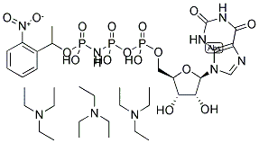 NPE-CAGED-XMPPNP TRIETHYLAMMONIUM SALT Struktur