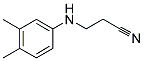 3-[(3,4-DIMETHYLPHENYL)AMINO]PROPANENITRILE Struktur