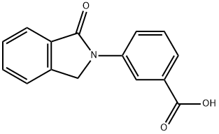 3-(1-氧代異二氫吲哚-2-基)苯甲酸 結(jié)構(gòu)式