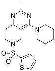 2-METHYL-4-PIPERIDIN-1-YL-6-(THIEN-2-YLSULFONYL)-5,6,7,8-TETRAHYDROPYRIDO[4,3-D]PYRIMIDINE Struktur