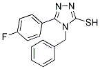 4-BENZYL-5-(4-FLUORO-PHENYL)-4H-[1,2,4]TRIAZOLE-3-THIOL Struktur