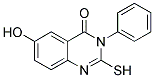 6-HYDROXY-2-MERCAPTO-3-PHENYL-3H-QUINAZOLIN-4-ONE Struktur