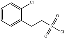 2-(2-CHLORO-PHENYL)-ETHANESULFONYL CHLORIDE Struktur