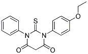 1-(4-ETHOXYPHENYL)-3-PHENYL-2-THIOXODIHYDROPYRIMIDINE-4,6(1H,5H)-DIONE Struktur