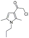 2-CHLORO-1-(2,5-DIMETHYL-1-PROPYL-1H-PYRROL-3-YL)ETHANONE Struktur