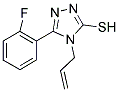 4-ALLYL-5-(2-FLUORO-PHENYL)-4H-[1,2,4]TRIAZOLE-3-THIOL Struktur