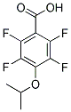 2,3,5,6-TETRAFLUORO-4-ISOPROPOXYBENZOIC ACID Structure