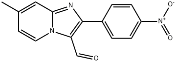 7-METHYL-2-(4-NITRO-PHENYL)-IMIDAZO[1,2-A]PYRIDINE-3-CARBALDEHYDE Struktur