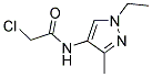 2-CHLORO-N-(1-ETHYL-3-METHYL-1H-PYRAZOL-4-YL)-ACETAMIDE Struktur