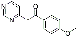 1-(4-METHOXYPHENYL)-2-PYRIMIDIN-4-YLETHANONE Struktur