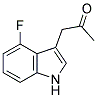 4-FLUORO-3-INDOLEACETONE Struktur