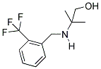 2-METHYL-2-((2-(TRIFLUOROMETHYL)BENZYL)AMINO)PROPAN-1-OL Struktur