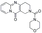 2-(MORPHOLIN-4-YLCARBONYL)-1,2,3,4-TETRAHYDRO-11H-DIPYRIDO[1,2-A:4',3'-D]PYRIMIDIN-11-ONE Struktur