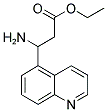 3-AMINO-3-QUINOLIN-5-YL-PROPIONIC ACID ETHYL ESTER Struktur