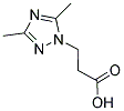 3-(3,5-DIMETHYL-[1,2,4]TRIAZOL-1-YL)-PROPIONIC ACID Struktur