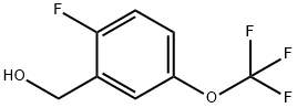 2-FLUORO-5-(TRIFLUOROMETHOXY)BENZYL ALCOHOL Struktur