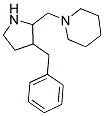 1-[(3-BENZYL-2-PYRROLIDINYL)METHYL]PIPERIDINE Struktur