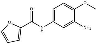 FURAN-2-CARBOXYLIC ACID (3-AMINO-4-METHOXY-PHENYL)-AMIDE Struktur