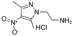 2-(3,5-DIMETHYL-4-NITRO-PYRAZOL-1-YL)-ETHYLAMINE HYDROCHLORIDE Struktur