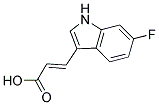 3-(6-FLUORO-1H-INDOL-3-YL)-ACRYLIC ACID Struktur