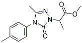 METHYL 2-[3-METHYL-4-(4-METHYLPHENYL)-5-OXO-4,5-DIHYDRO-1H-1,2,4-TRIAZOL-1-YL]PROPANOATE Struktur