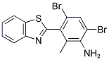 3-(1,3-BENZOTHIAZOL-2-YL)-4,6-DIBROMO-2-METHYLANILINE Struktur