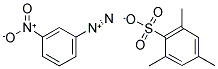 3-NITRO-BENZENDIAZONIUM MESITYL-SULFONATE Struktur