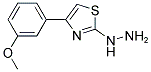 [4-(3-METHOXY-PHENYL)-THIAZOL-2-YL]-HYDRAZINE Struktur