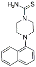 4-(1-NAPHTHYL)PIPERAZINE-1-CARBOTHIOAMIDE Structure