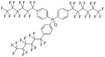 TRIS[4-(PERFLUOROHEXYL)PHENYL]PHOSPHINE OXIDE Struktur