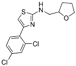 [4-(2,4-DICHLORO-PHENYL)-THIAZOL-2-YL]-(TETRAHYDRO-FURAN-2-YLMETHYL)-AMINE Struktur