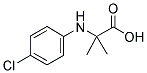 2-(4-CHLORO-PHENYLAMINO)-2-METHYL-PROPIONIC ACID Struktur