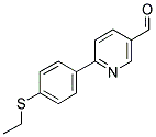 6-(4-ETHYLSULFANYL-PHENYL)-PYRIDINE-3-CARBALDEHYDE Struktur