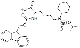FMOC-L-LYS(BOC, CHX)-OH Struktur