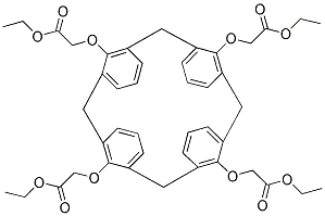 25,26,27,28-TETRAKIS-[(ETHOXYCARBONYL)METHOXY]-CALIX[4]ARENE Struktur