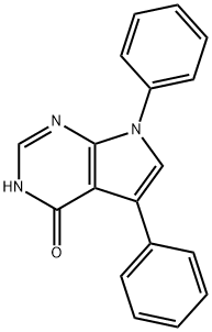 5,7-DIPHENYL-7H-PYRROLO[2,3-D]PYRIMIDIN-4-OL Struktur