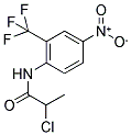 2-CHLORO-N-[4-NITRO-2-(TRIFLUOROMETHYL)PHENYL]PROPANAMIDE Struktur