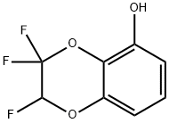 2,3,3-TRIFLUORO-1,4-BENZODIOXEN-5-OL Struktur