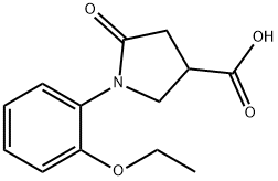 1-(2-ETHOXYPHENYL)-5-OXOPYRROLIDINE-3-CARBOXYLIC ACID Struktur