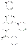 CYCLOHEXYL-(4-MORPHOLIN-4-YL-2-PYRIDIN-3-YL-7,8-DIHYDRO-5H-PYRIDO[4,3-D]PYRIMIDIN-6-YL)-METHANONE Struktur