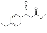 METHYL 3-ISOCYANO-3-(4-ISOPROPYLPHENYL)PROPIONATE Struktur